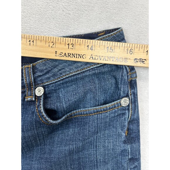 Seven7 Jeans Womens 10 Blue Premium‎ Denim Straight-Leg Stretch - Picture 6 of 9